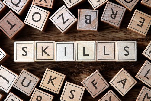 skills spelled out in wooden blocks - what are refusal skills