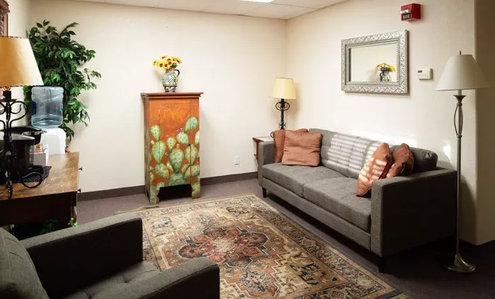 lovely office with couch - Cottonwood Tucson holistic treatment for mood disorders and addiction
