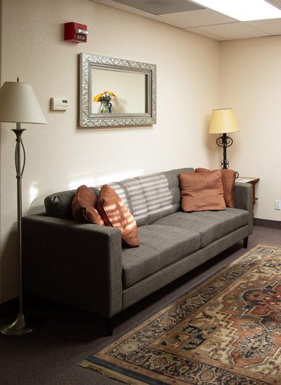 therapy room with couch - Cottonwood Tucson - individual therapy